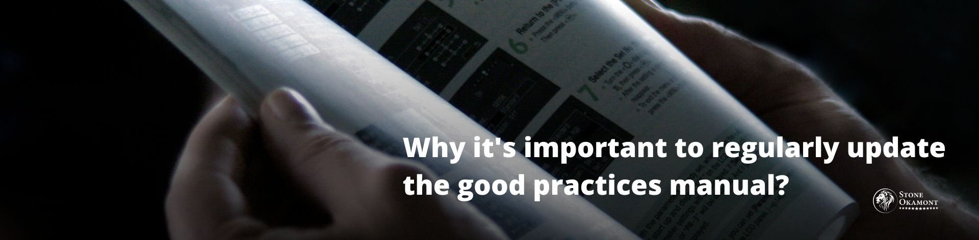 Why it's important to regularly update the good practices manual?